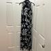 Ralph Lauren Dresses | Black & White Ralph Lauren High-Neck Halter Dress. Size 8 | Color: Black | Size: 8