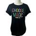 Disney Tops | Euc Disney Mickey Mouse Choose Magic T - Shirt/ Small/ Black With Color Letters | Color: Black | Size: S