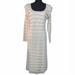 Anthropologie Dresses | Dra Open Weave Long Sleeve Dress | Color: Cream | Size: M