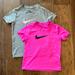 Nike Shirts & Tops | Girls Nike Shirts | Color: Gray/Pink | Size: Sg