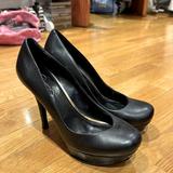 Jessica Simpson Shoes | Jessica Simpson Pumps Stiletto Heel Size 8.5 High Heels. Black 4 1/2 Inches High | Color: Black | Size: 8.5