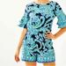 Lilly Pulitzer Dresses | Lilly Pulitzer Lula Romper High Tide Navy Style 001903 Women’s Size Xs | Color: Black/Blue | Size: Xs