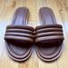 J. Crew Shoes | J. Crew Leather Slip-On Sandals | Color: Brown | Size: 9