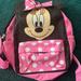 Disney Accessories | Disney Minnie Mouse Backpack | Color: Pink | Size: Osg