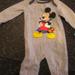 Disney One Pieces | Halloween Mickey Mouse Vampire Disney Baby Gray Romper Long Sleeve Boys- 3-6 M | Color: Gray | Size: 3-6mb