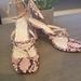 Jessica Simpson Shoes | Jessica Simpson Pink Snake Print Sandals | Color: Pink | Size: 9