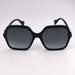 Gucci Accessories | Gucci Gg1072s 001 Sunglasses Black Gray Gradient Square Women | Color: Black/Gray | Size: Os