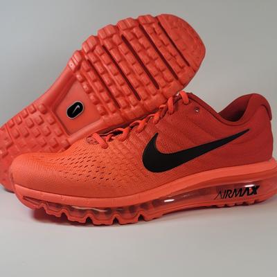 Nike Shoes | Nike Air Max 2017 Bright Crimson Black Mens Size 11.5 849559 602 New Red Shoes | Color: Black/Red | Size: 11.5