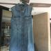 Zara Dresses | Denim Mini Dress With Snaps | Color: Blue | Size: Xs