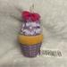 Disney Holiday | Disney Christmas Ornament Daisy Duck Cupcake Small Plush Toy 4 1/2" | Color: Pink/Purple | Size: Os