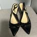 Kate Spade Shoes | Kate Spade Black Bow Slingback Pumps | Color: Black | Size: 9.5