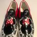 Disney Shoes | Disney Minnie Mouse Slip On Canvas Sneakers | Color: Black/Red | Size: 11