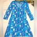 Lilly Pulitzer Dresses | Lilly Pulitzer What A Racquet Juliet Dress Blue/White Style91327 Xxs Never Worn | Color: Blue/White | Size: Xxs