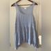 Free People Dresses | Free People Voile Lace Trapeze Slip Dress In Light Grey - Size Small | Color: Red/Silver | Size: S