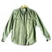 Zara Jackets & Coats | Men's L Zara Olive Green Distressed Button Down Shirt Jacket | Color: Green | Size: L