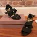 J. Crew Shoes | J. Crew Black 4in Heels Size 8 Made In Italy | Color: Black/Gold | Size: 8