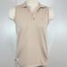 Burberry Tops | Burberry London Golf Sleeveless Polo Size Xs | Color: Tan | Size: Xs