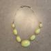 J. Crew Jewelry | Green And Gold J Crew Statement Necklace | Color: Gold/Green | Size: Os