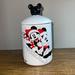 Disney Storage & Organization | Disney Mickey & Minnie 7” Tall X 4” Diameter Ceramic Canister. Nwt | Color: Red/White | Size: 7”X4”