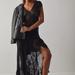 Free People Dresses | Free People Intimately Keep Me Up Maxi Dress Sheer Lace Detailing Black Xs New | Color: Black | Size: Xs