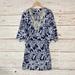 Lilly Pulitzer Dresses | Lilly Pulitzer Wilda Caftan Dress In Bright Navy In The Groove Sz S | Color: Blue/White | Size: S