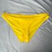 Athleta Swim | Athleta Bottom Bikini Low Rise Yellow Women's Size Small | Color: Yellow | Size: S