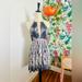 Free People Dresses | Free People Beach Day Halter Mini Dress In Blue | Color: Blue/Cream | Size: M