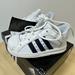 Adidas Shoes | Adidas Superstar Vulcano I Leather Baby Toddler Athletic Shoe Size 6k White New | Color: White | Size: 6bb