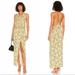 Free People Dresses | Free People Daria Halter Maxi Dress Sz S | Color: Green/Yellow | Size: S