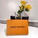 Louis Vuitton Storage & Organization | Louis Vuitton Foldable Empty Gift Storage Box Magnetic Closure | Color: Cream/Yellow | Size: 12"X8"X2"