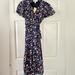 Michael Kors Dresses | Michael Kors Floral Wrap Dress | Color: Blue/Pink | Size: S