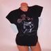 Disney Tops | Disney Mickey Mouse T Shirt Large Black Silver Graphic Tee Short Sleeve | Color: Black/Silver | Size: L