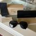 Burberry Accessories | Burberry Black Gold Aviator Polarized Sunglasses | Color: Black/Gold | Size: Os