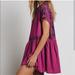 Free People Dresses | Free People Ayu Open Back Dress | Color: Pink/Purple | Size: S