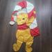 Disney Holiday | Disney Winnie Pooh Christmas Candy Cane Large Flag Double Sided | Color: Red/White | Size: Os
