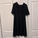 J. Crew Dresses | Dark Navy Blue J. Crew 100% Wool Dress With Silk Lining And Pockets! Size 8. | Color: Blue | Size: 8