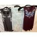 American Eagle Outfitters Tops | American Eagle Lot Of 3 Embroidered Floral Tank Tops All Size Xs | Color: Blue/Gray/Red/Tan | Size: Xs