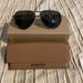 Burberry Accessories | Authentic New Burberry Aviator Sunglasses | Color: Black/Silver | Size: Os