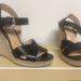 Michael Kors Shoes | Michael Kors Wedge Sandal | Color: Black | Size: 9.5