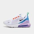 Nike Shoes | Nib $160 Nike Air Max 270 Womens White/Safety Orange/Green Glow/Black | Color: Black/Green/Orange/White | Size: Various