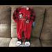 Disney One Pieces | Disney 1st Christmas 1 Pc Pjs 18-24 Minnie/Mickey | Color: Red | Size: 18-24mb
