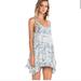 Free People Dresses | Free People Voile & Lace Trapeze Dress | Color: Blue/White | Size: S