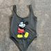 Disney Other | Disney Mickey Bodysuit | Color: Gray | Size: Juniors Large