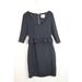 Kate Spade New York Dresses | Kate Spade New York Womens Half Sleeve Black Peplum Dress Size 4 Knee Length | Color: Black | Size: 4