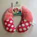 Disney Other | Disney Baby Minnie Mouse Travel Neck Pillow | Color: Pink/White | Size: Osbb