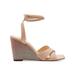 Jessica Simpson Shoes | Jessica Simpson Womens Pink Arlisa Round Toe Wedge Heeled Sandal 6.5 M | Color: Pink | Size: 6.5