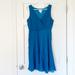 J. Crew Dresses | J.Crew Evie Silk Dress Size 8 Blue Sleeveless V-Neck Cocktail Party Bridesmaid | Color: Blue | Size: 8