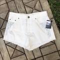 Urban Outfitters Shorts | Bdg (Uo) High Rise Dree Cheeky Shorts Size 28 | Color: White | Size: 28