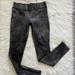 Free People Pants & Jumpsuits | Free People Mosshart Metallic Moto Zipper Legging Size Xs | Color: Black/Gray | Size: Xs