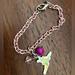 Disney Accessories | (4/$30) Tinkerbell Bracelet | Color: Pink/Silver | Size: Osg